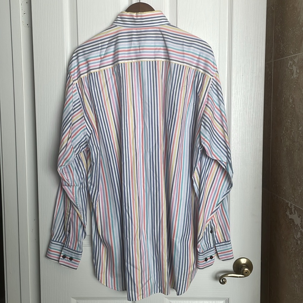Robert Talbott Classic - Multicolor Striped Shirt - image 6